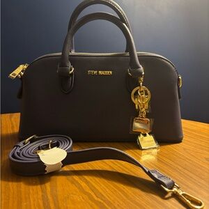 NWT - Steve Madden - Navy and Gold Handbag